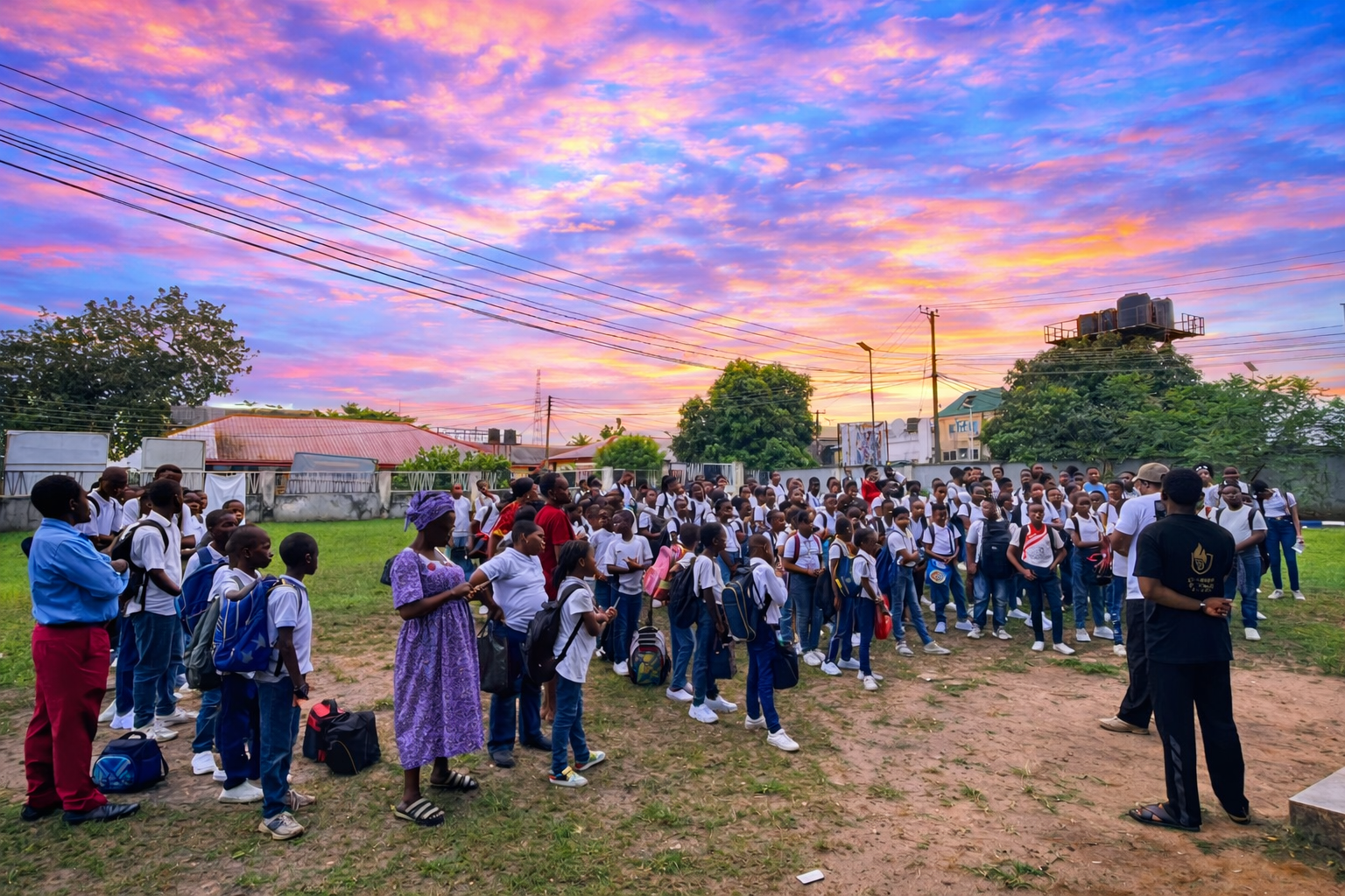 GFPI fire safety training session with students in Port Harcourt